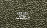 An Hermes Vert Veronese Togo 22cm So-Kelly Handbag, 9" x 11" x 4.5".