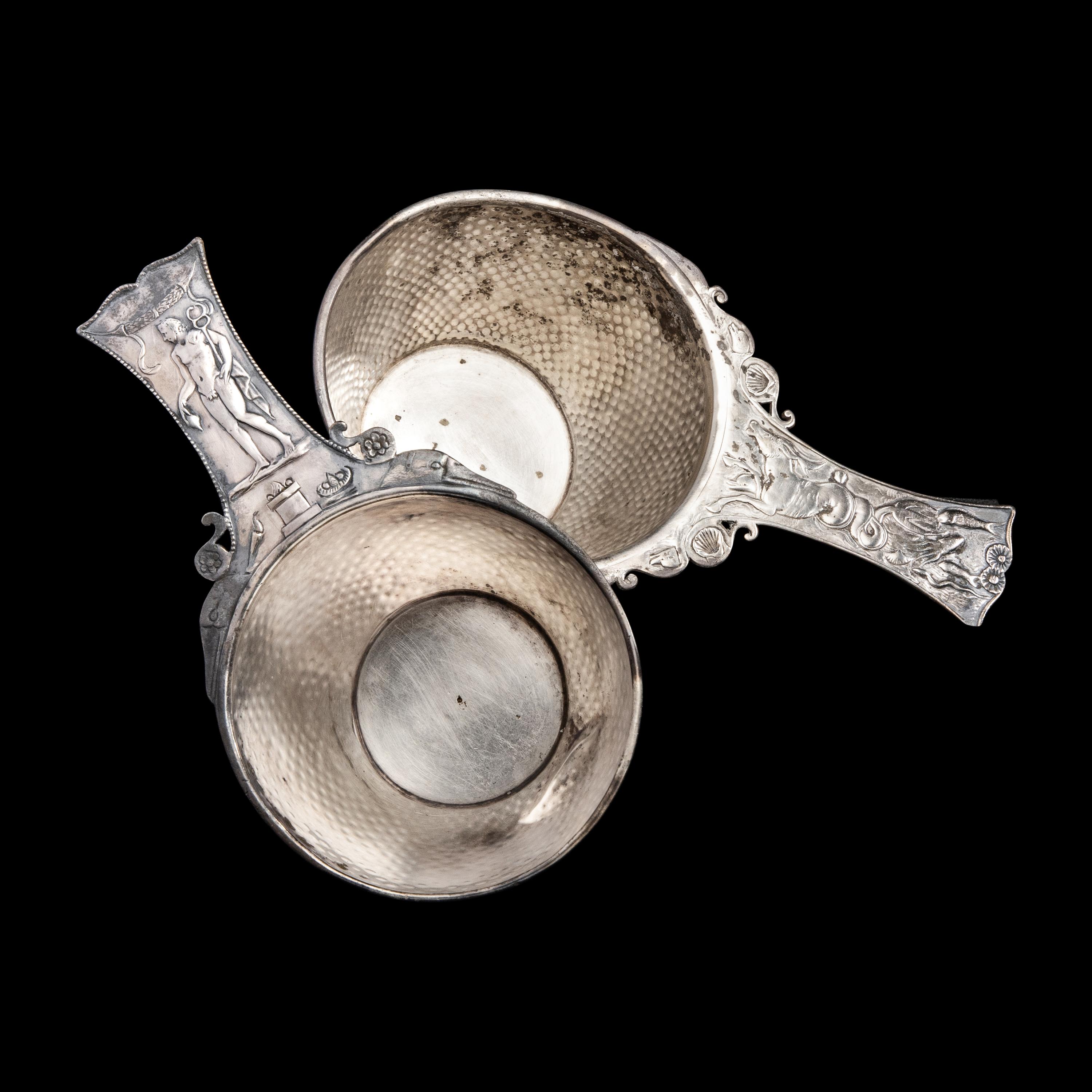 A Pair of Roman Silver Trullae