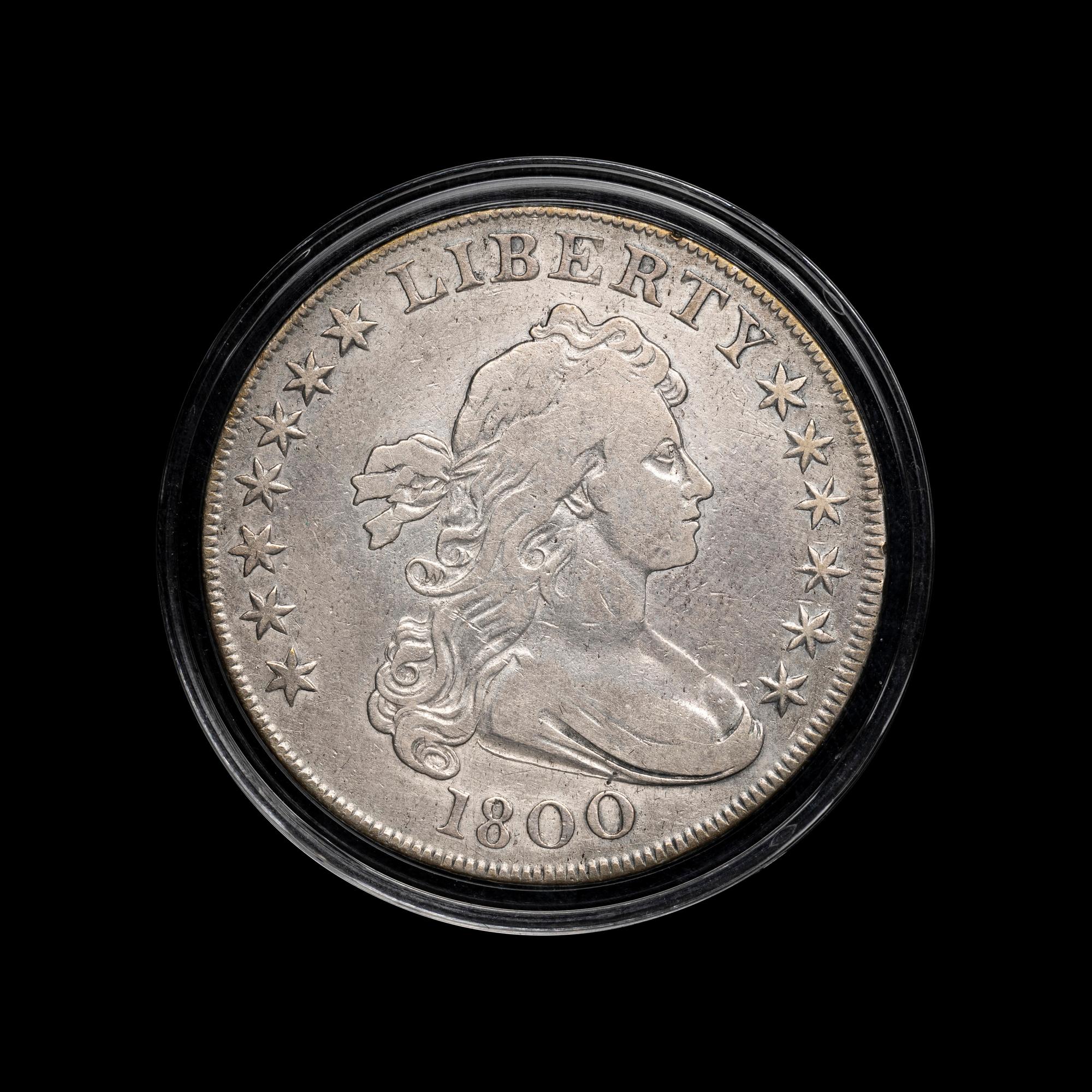 An 1800 Draped Bust $1 Coin