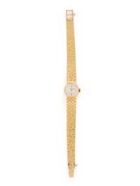 OMEGA, YELLOW GOLD WATCH