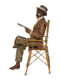 A Goldscheider Painted Terracotta Figure