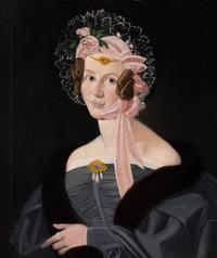 American School 19th Century, A Portrait of a Lady