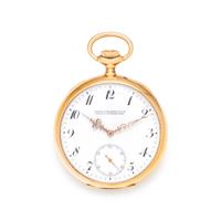 PATEK PHILIPPE, 18K YELLOW GOLD OPEN FACE POCKET WATCH