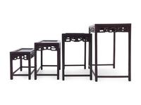 A Chinese Hardwood Nesting Table