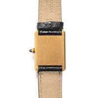 CARTIER, 18K YELLOW GOLD 'TANK' WATCH