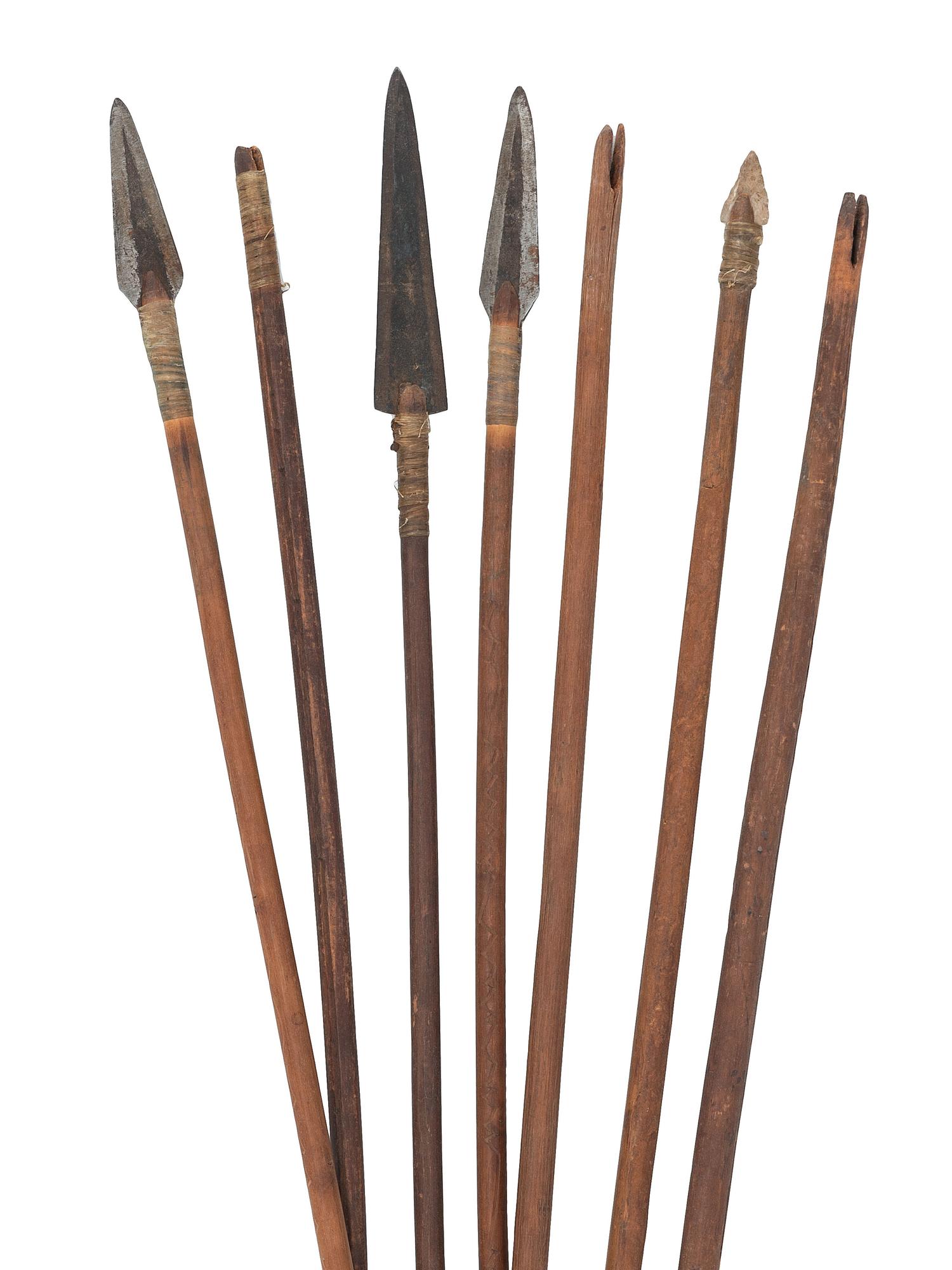 Sioux Bow Case and Quiver, with Bow and Arrows