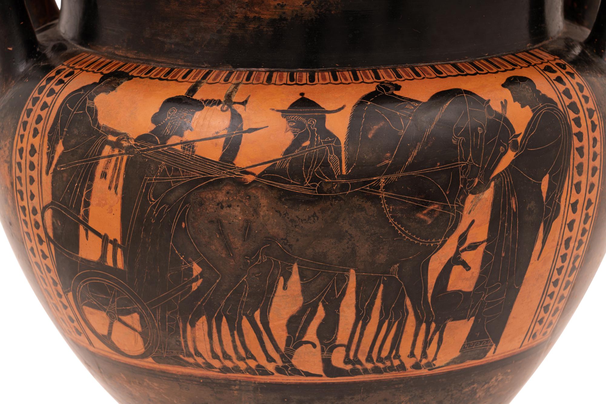 An Attic Black-Figured Column-Krater