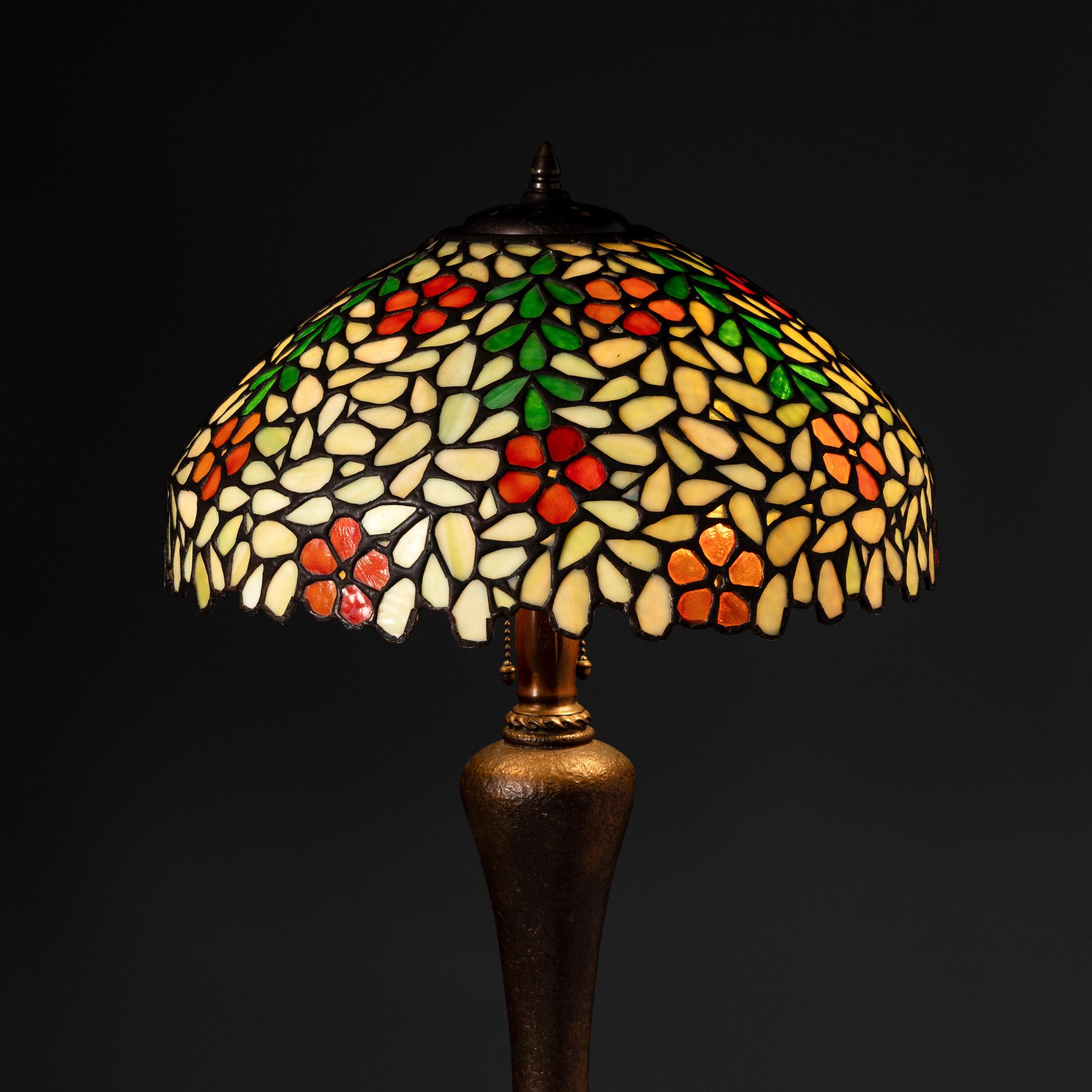 Apple Blossom lampshade and base