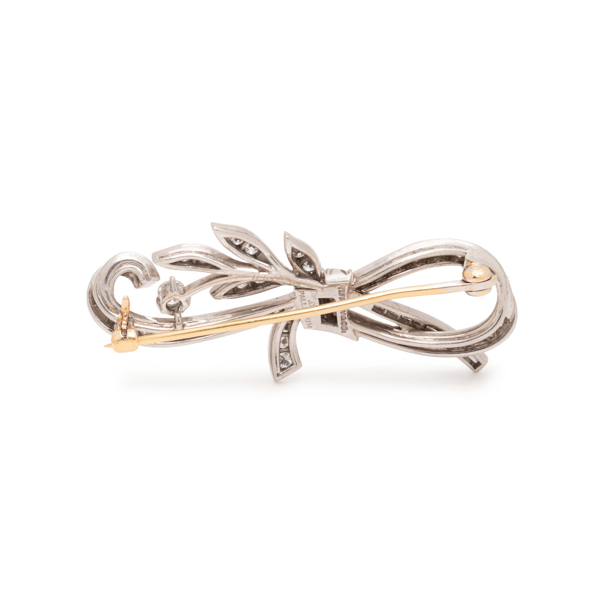 TIFFANY & CO., DIAMOND BROOCH