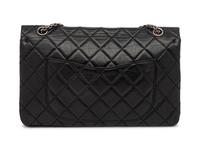 Chanel, Black Aged Leather 2.55 Reissue Flap Bag