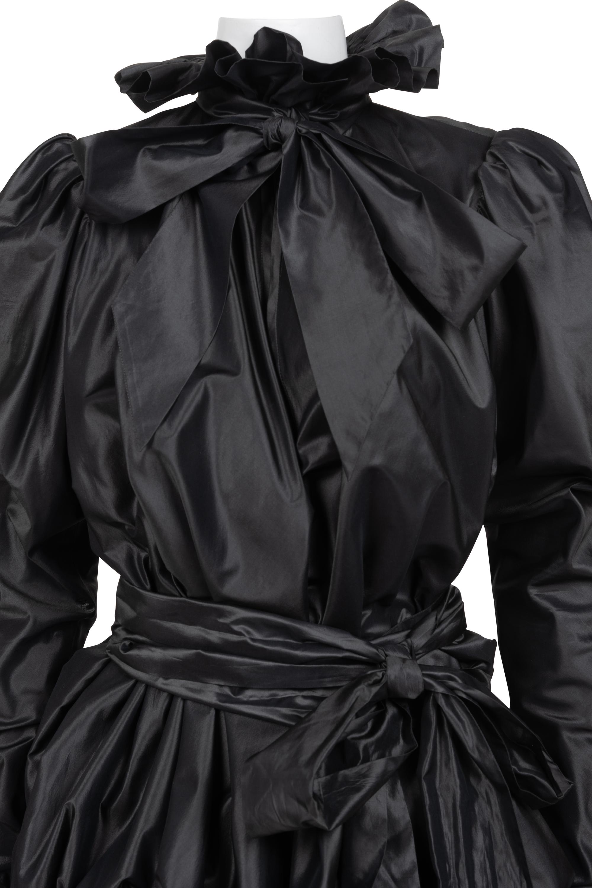 Yves Saint Laurent Haute Couture Bubble Dress and Tiered Skirt, 1980-90s