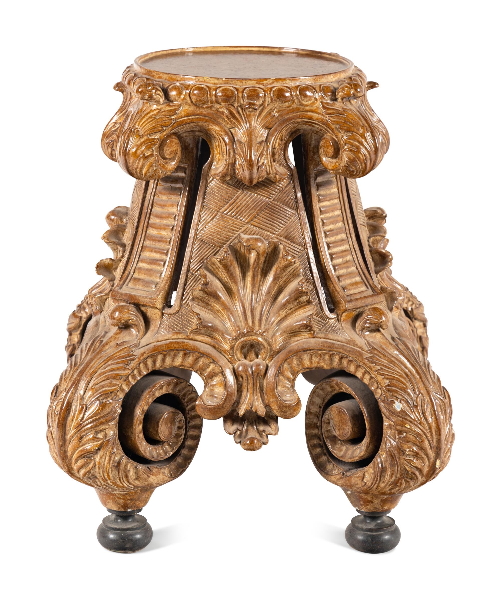 A Baroque Style Side Table