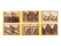 [NATIVE AMERICANS] -- [WESTERN AMERICANA]. HILLERS, John Karl. (1843-1925), photographer. A group of 10 Powell Expedition stereoviews, incl. Native American subjects and landscapes.