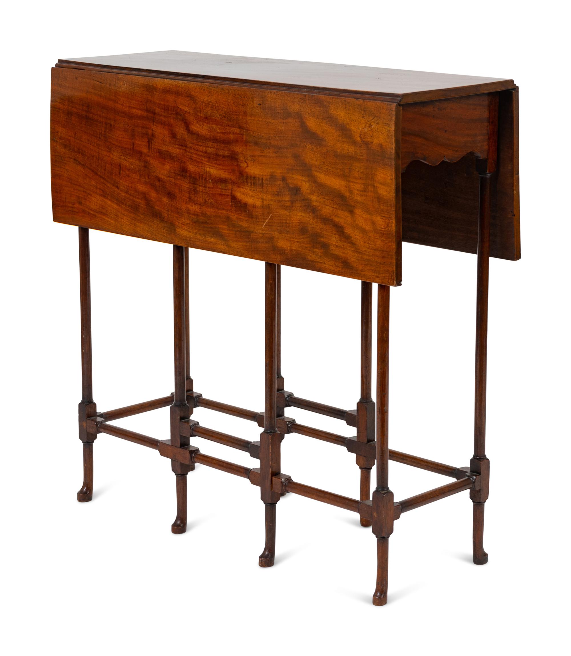 A George III Mahogany Dropleaf Spider Leg Table — LATE 18TH CENTURY