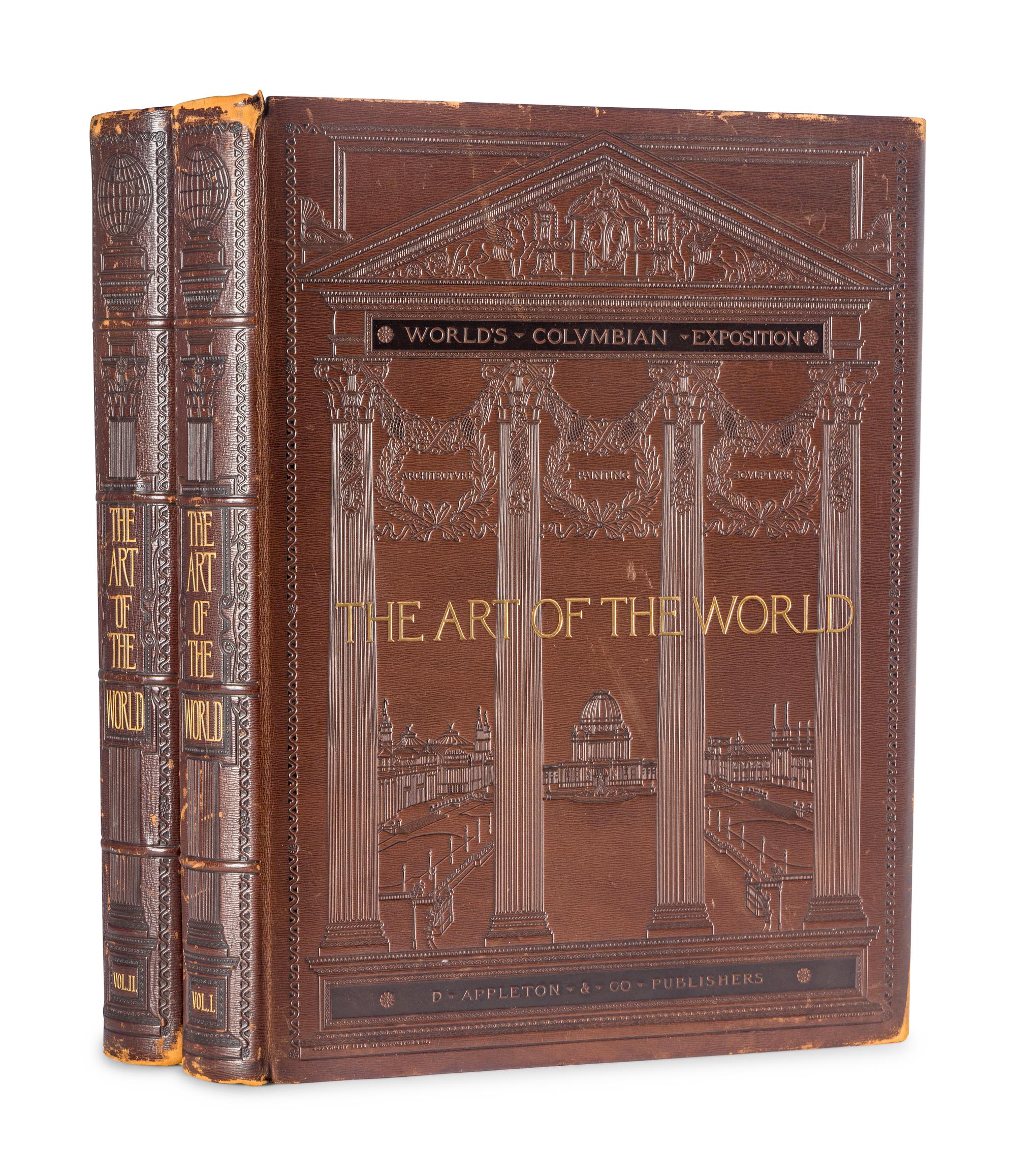 HITCHCOCK, Ripley (1857-1918), editor. The Art of the World Illustrated in the Paintings, Statuary, and Architecture of the World's Columbian Exposition . New York: D. Appleton and Company, 1896.