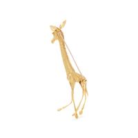 KUTCHINSKY, YELLOW GOLD GIRAFFE BROOCH