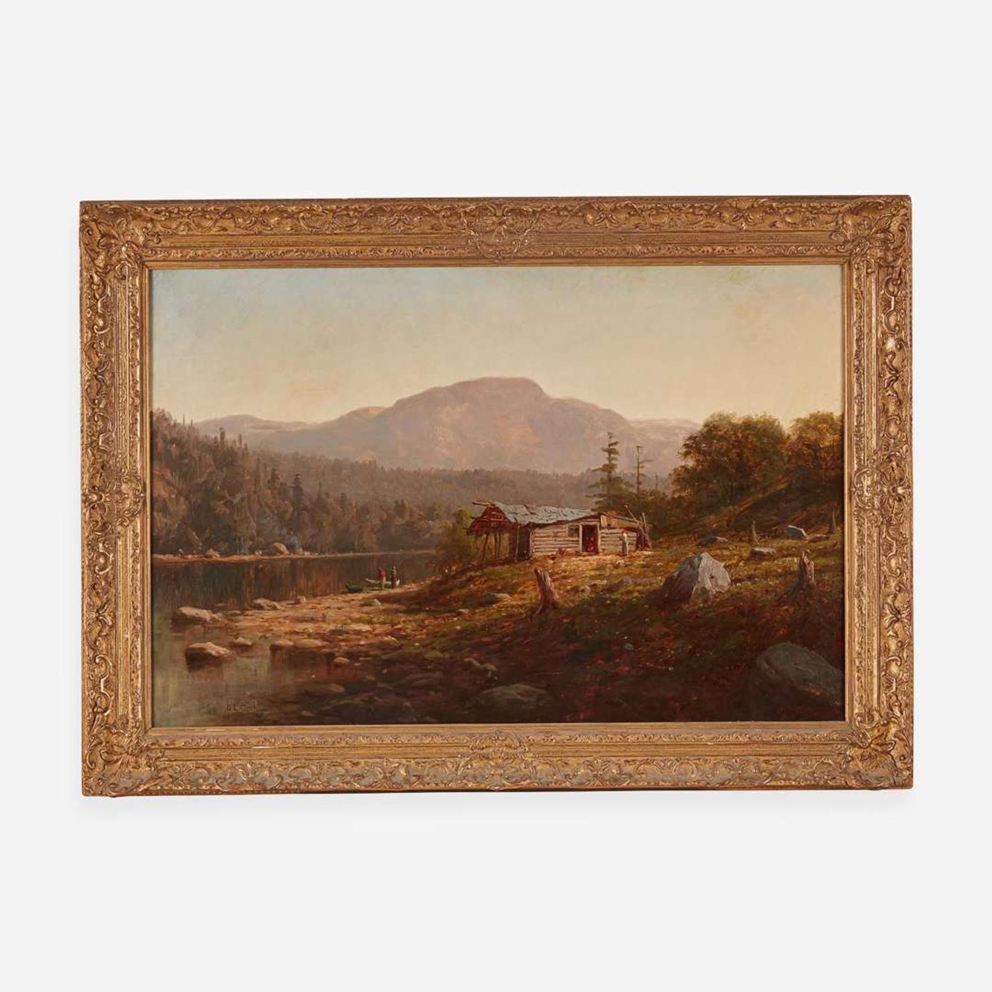 George Lafayette Clough (American, 1824–1901) The Guide's Cabin