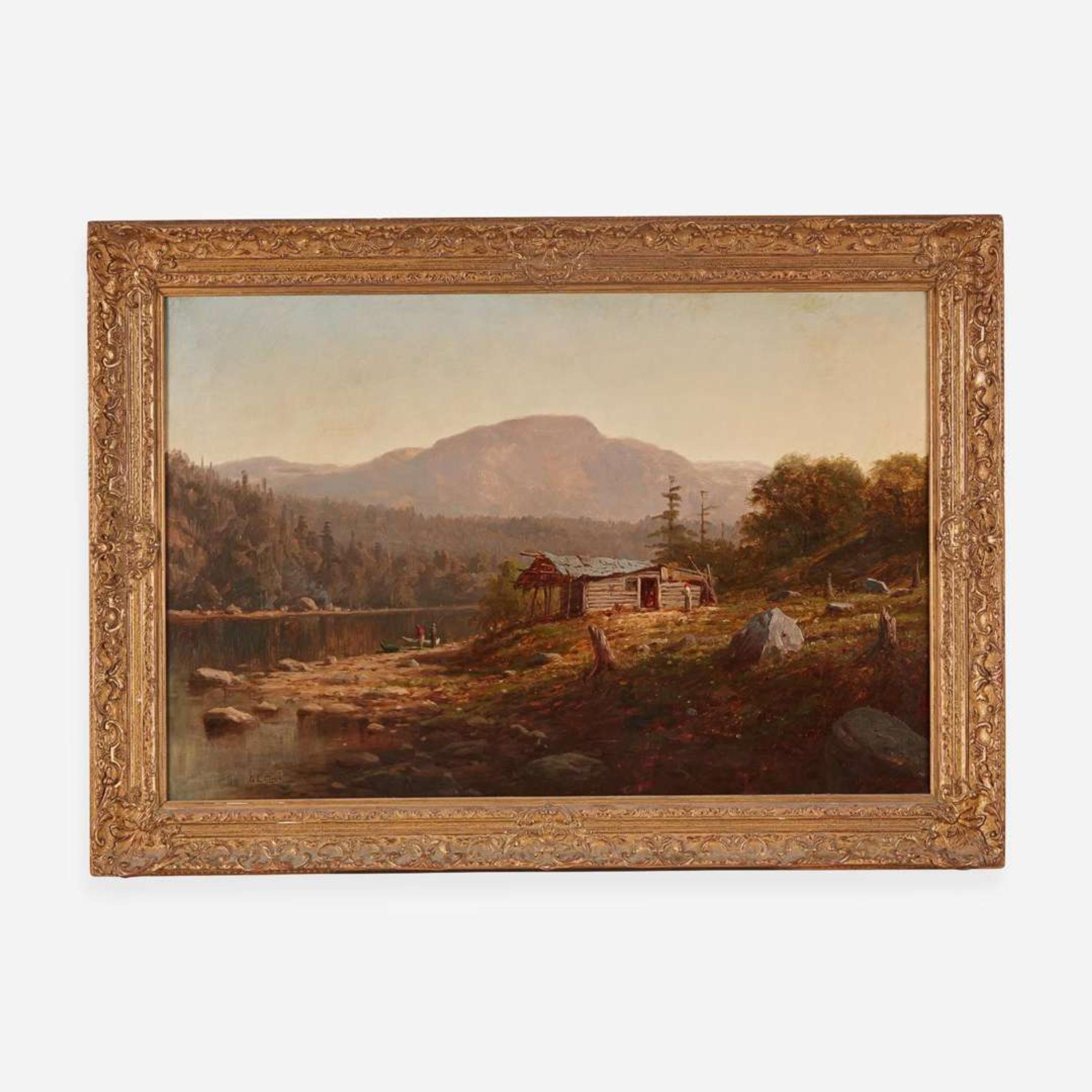 George Lafayette Clough (American, 1824–1901) The Guide's Cabin