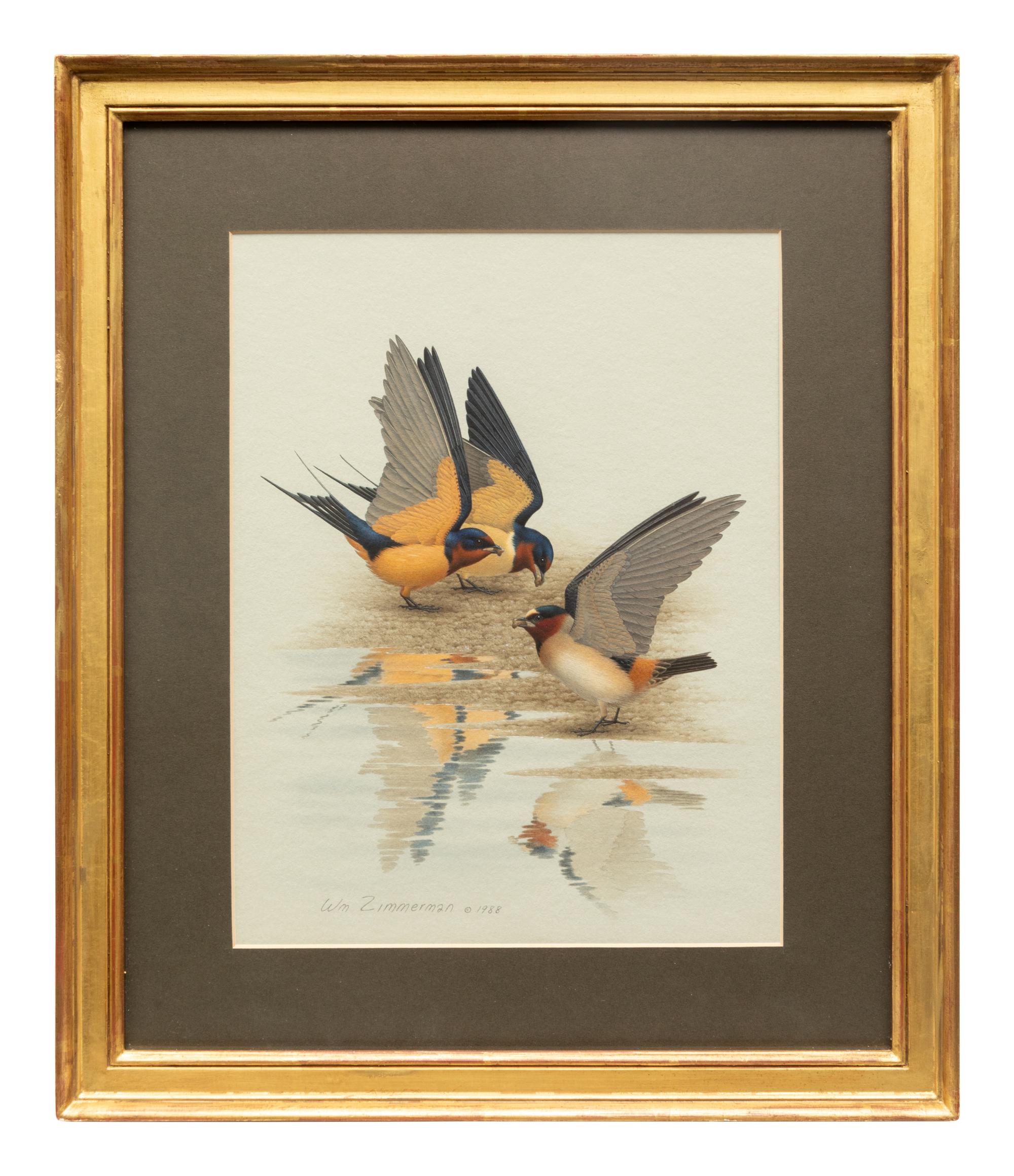 Group of Nine Works, American Bird Series, 1988