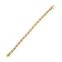 Diamond and Yellow Gold Bracelet