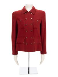 Chanel Cashmere Double Breast Jacket, Fall 1995