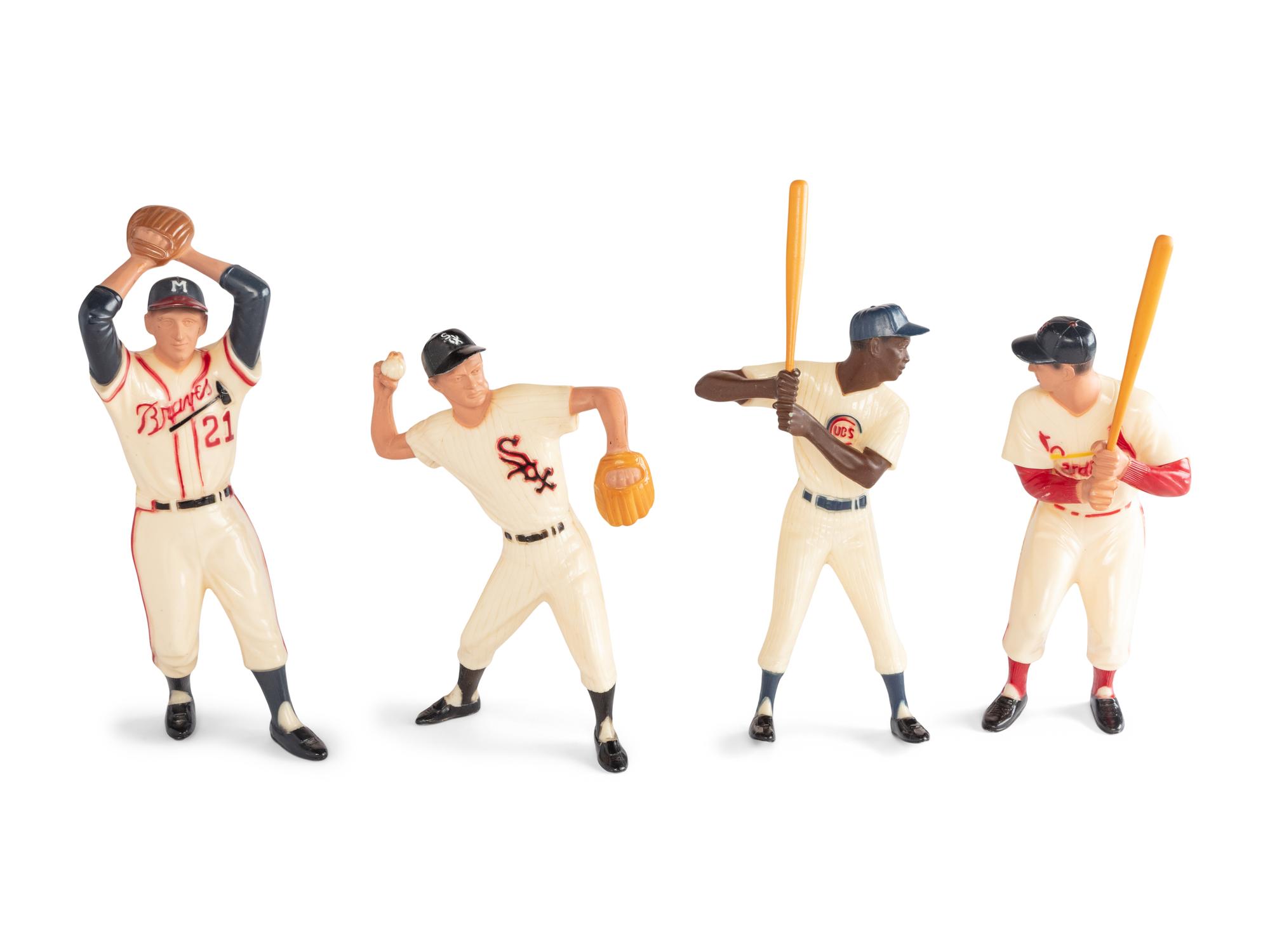 A Collection of Original Hartland Baseball Statues