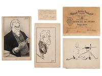 [WEAPONRY]. Photographic archive identified to inventors Hiram and Hudson Maxim.