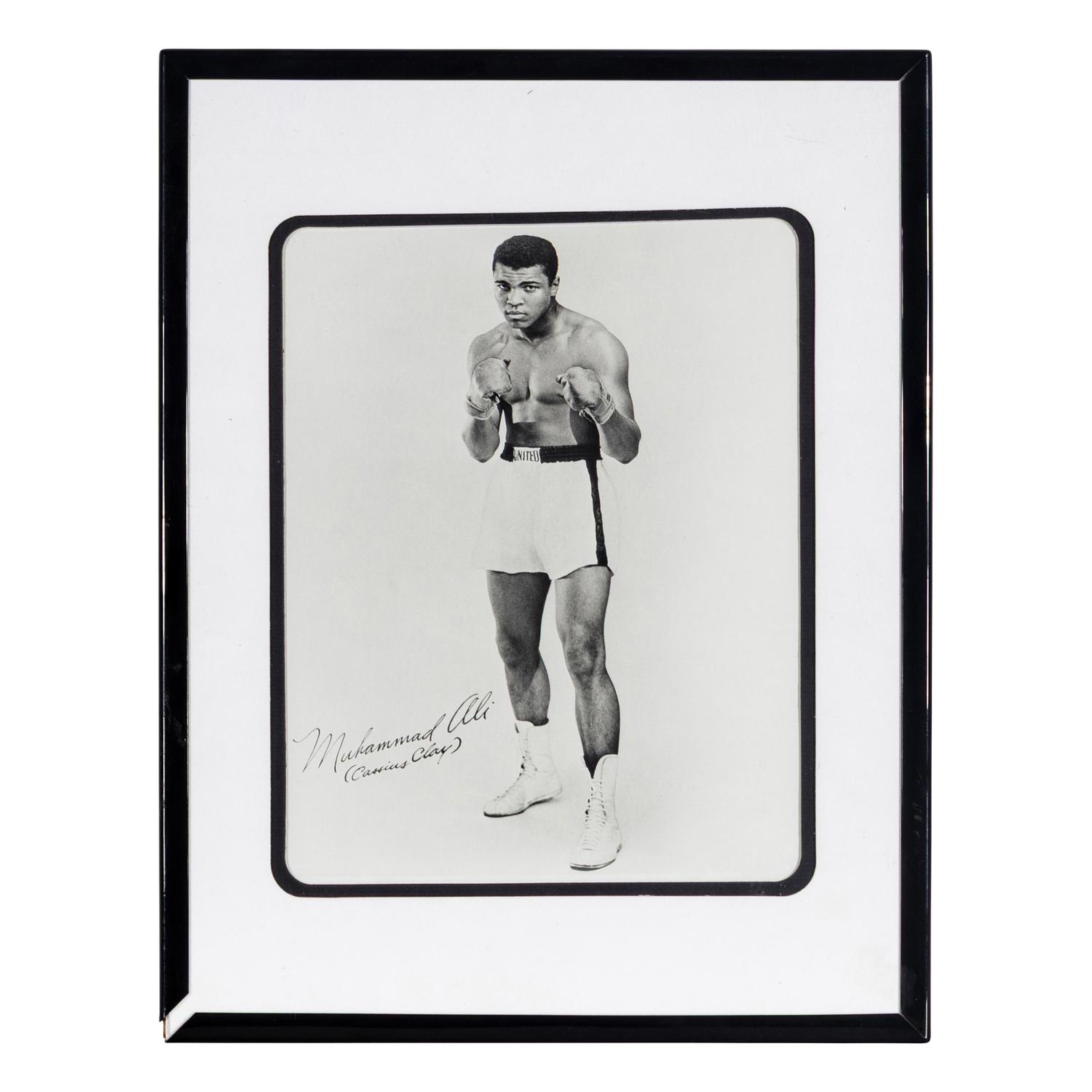 A Muhammad Ali vs Joe Frazier March 8, 1971 Signed Autograph Poster (PSA)