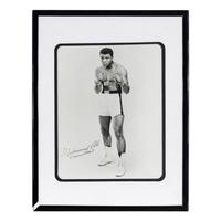 A Muhammad Ali vs Joe Frazier March 8, 1971 Signed Autograph Poster (PSA)