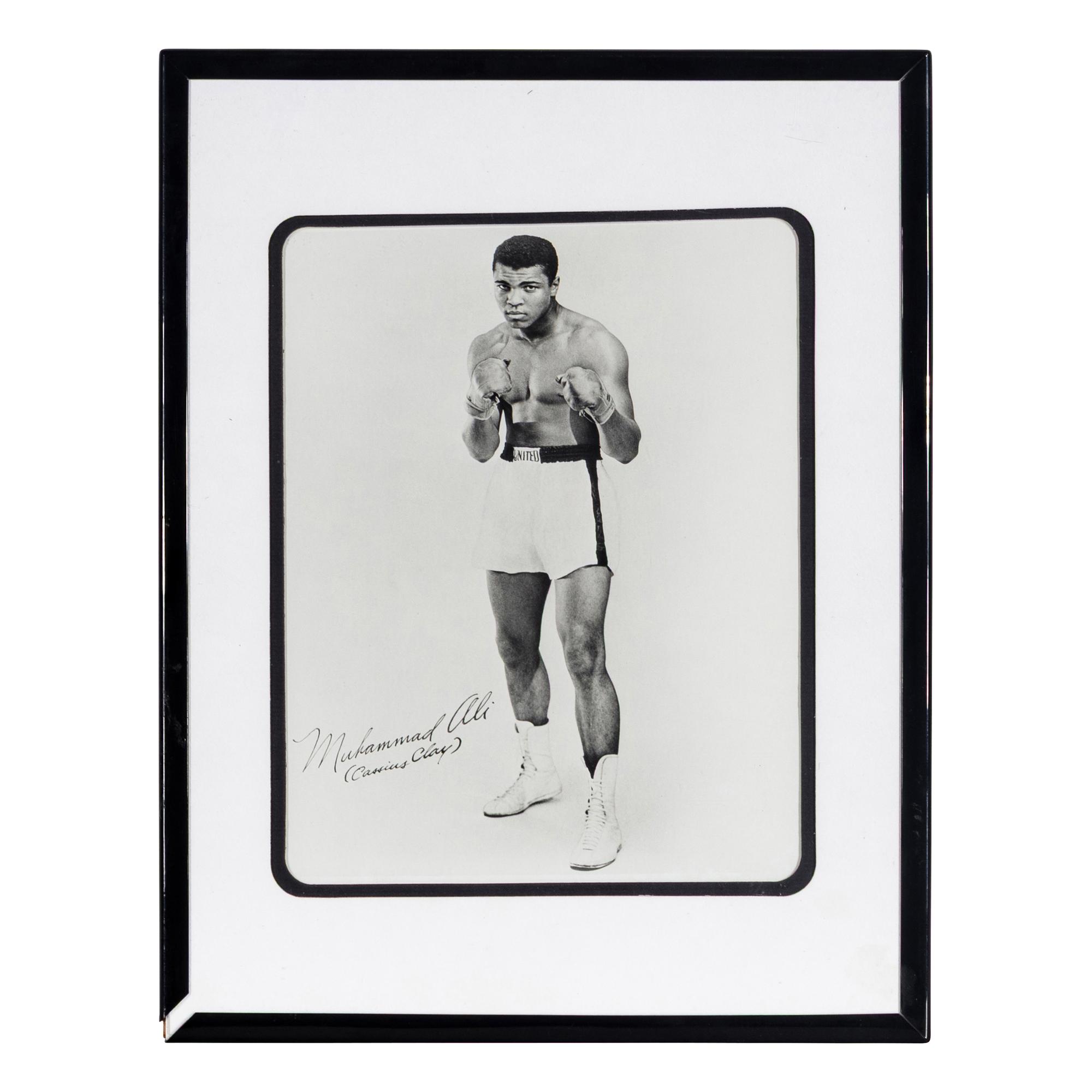 A Muhammad Ali vs Joe Frazier March 8, 1971 Signed Autograph Poster (PSA)