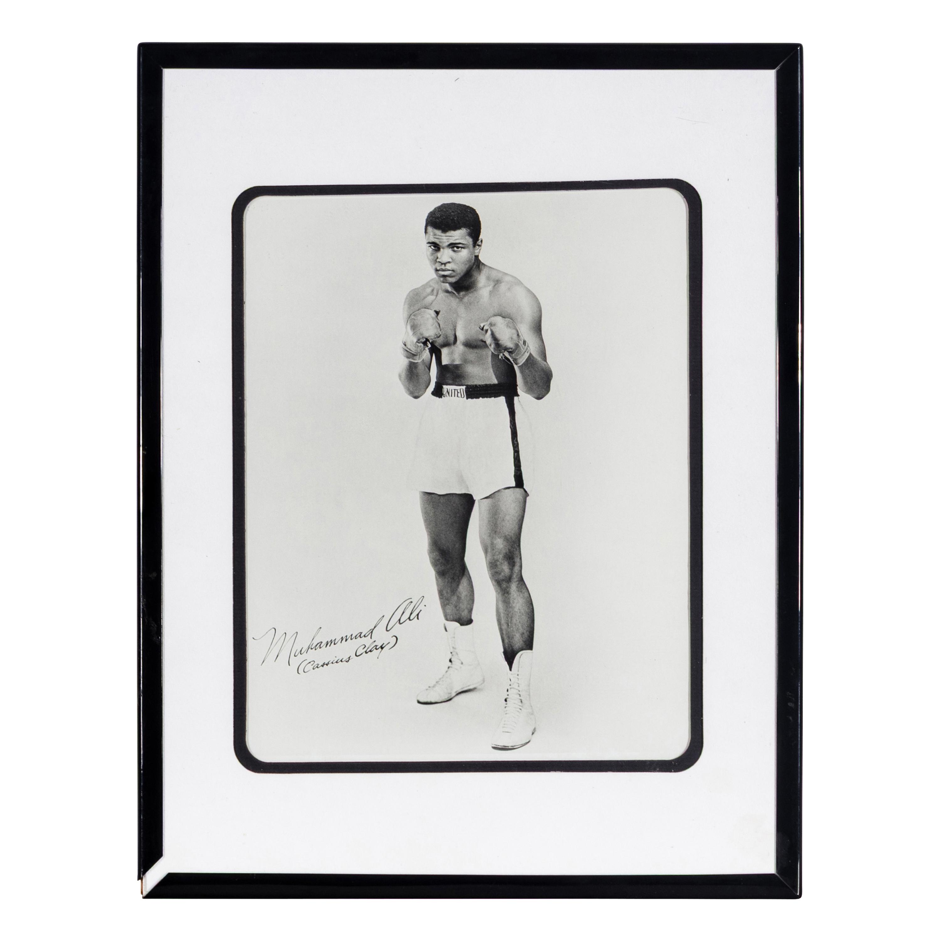 A Muhammad Ali vs Joe Frazier March 8, 1971 Signed Autograph Poster (PSA)