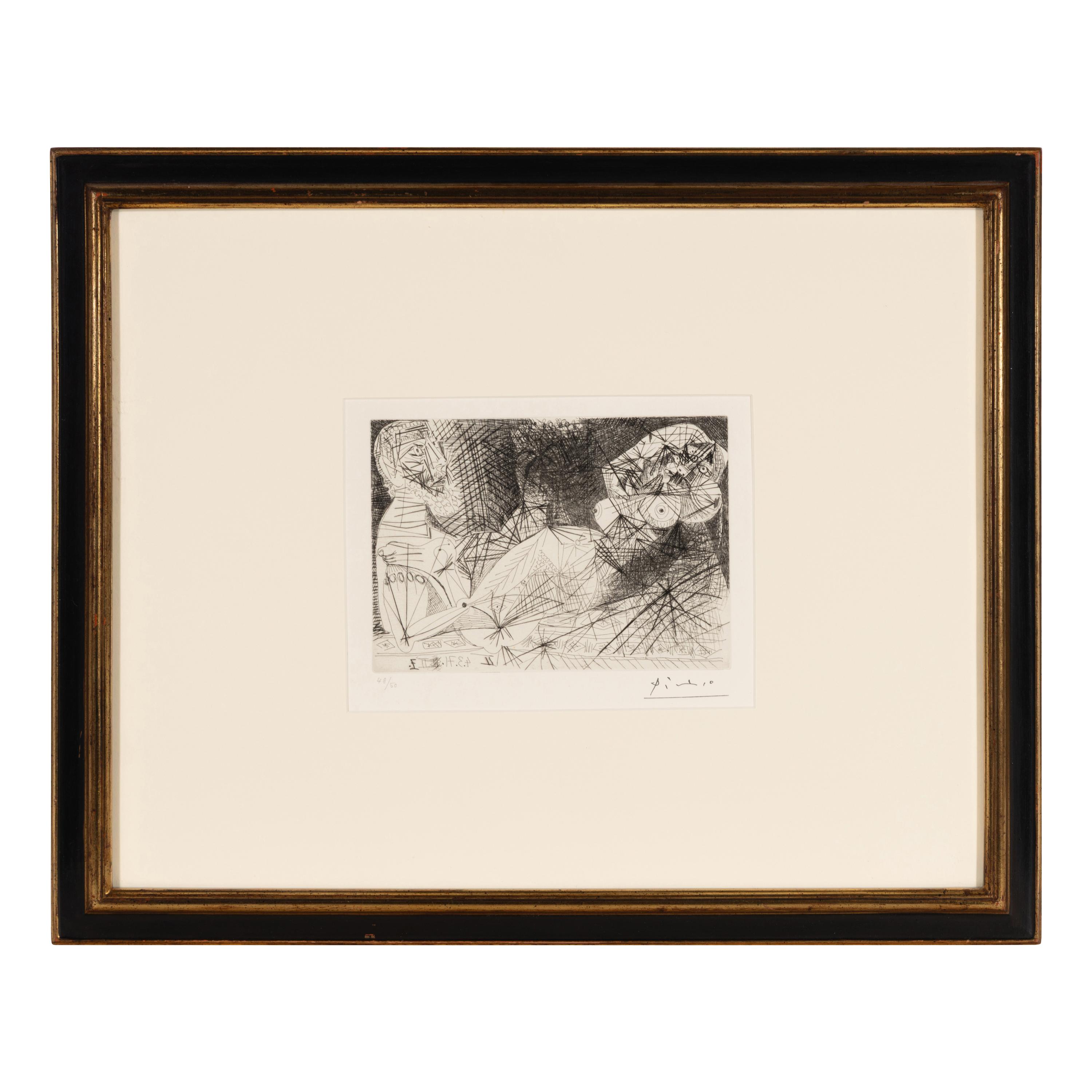 Pablo Picasso (Spanish, 1881–1973) — Scène de ménage (from 156 Series ), 1971