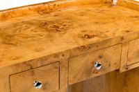 An Art Deco Style Demilune Writing Desk