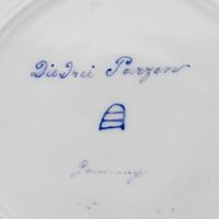 A German Porcelain Cabinet Plate Diameter 9 3/8 inches. — LATE 19TH/EARLY 20TH CENTURY