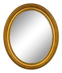 An Oval Giltwood Mirror