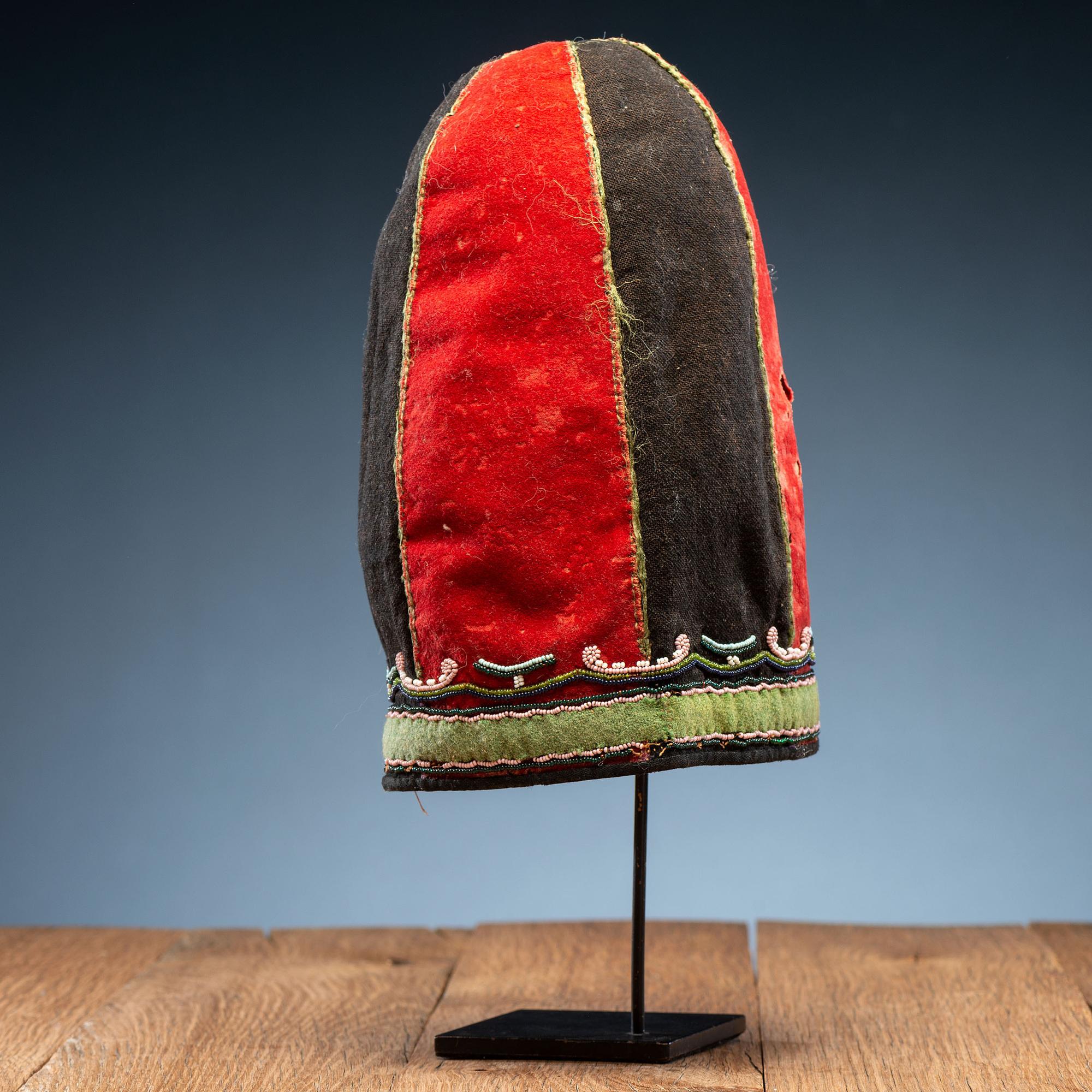 Innu [Naskapi] Beaded Wool Cap