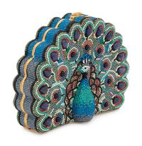 Judith Leiber Peacock Minaudière
