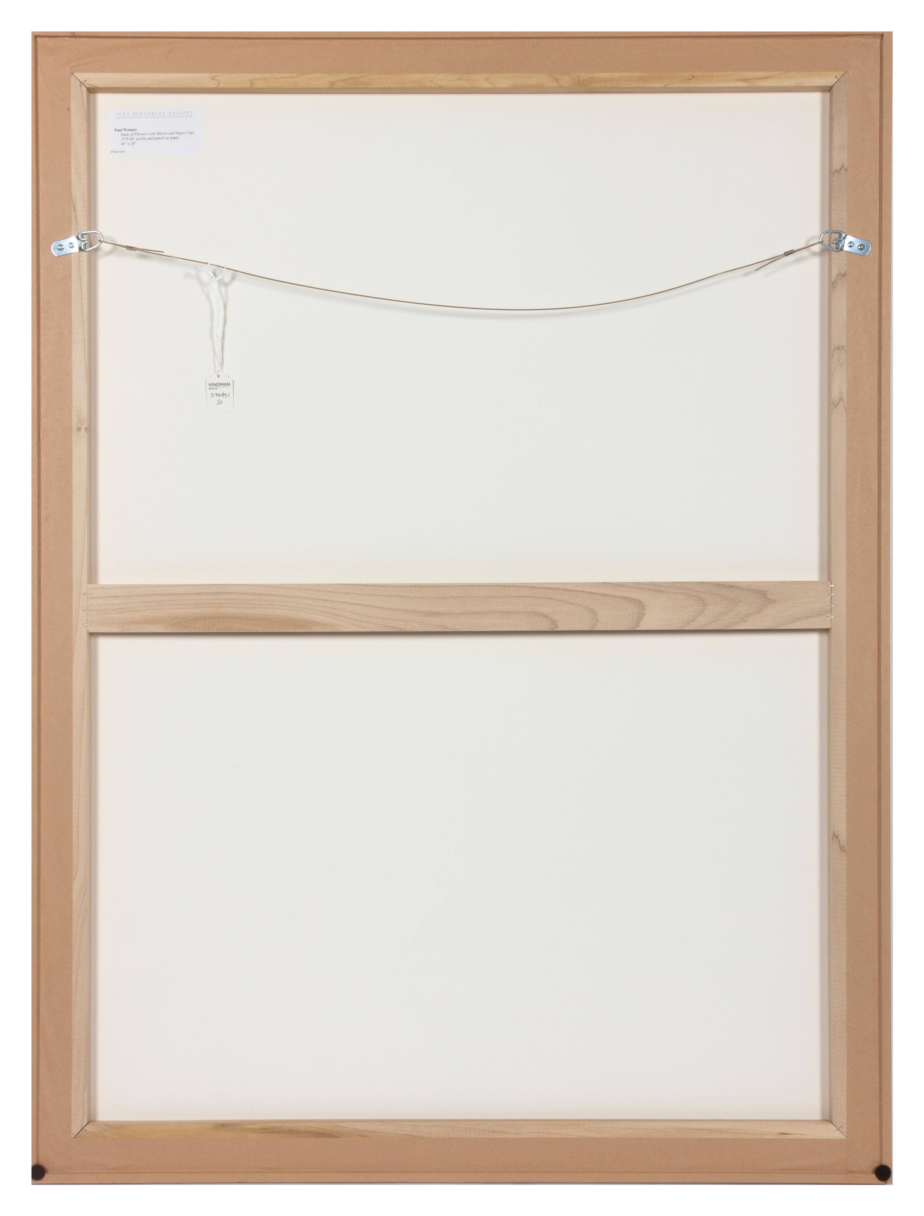 Study of Flowers with Mirror and Paper Cups, 1978-84