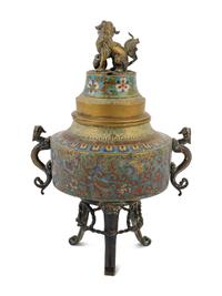A Japanese Cloisonné Censer