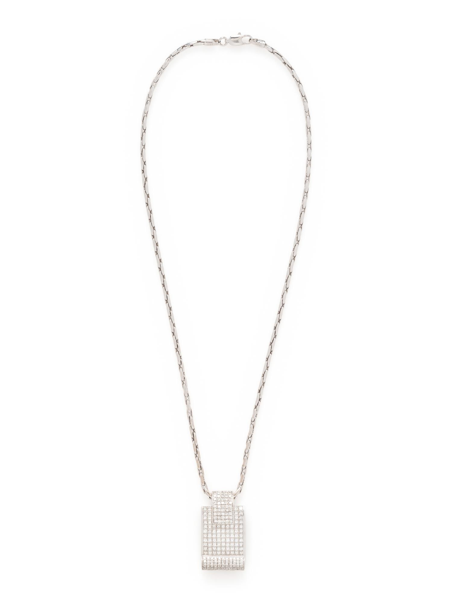 WHITE GOLD AND DIAMOND PENDANT/NECKLACE