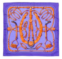 A Group of Hermes Silk Pocket Squares, 16" x 16".