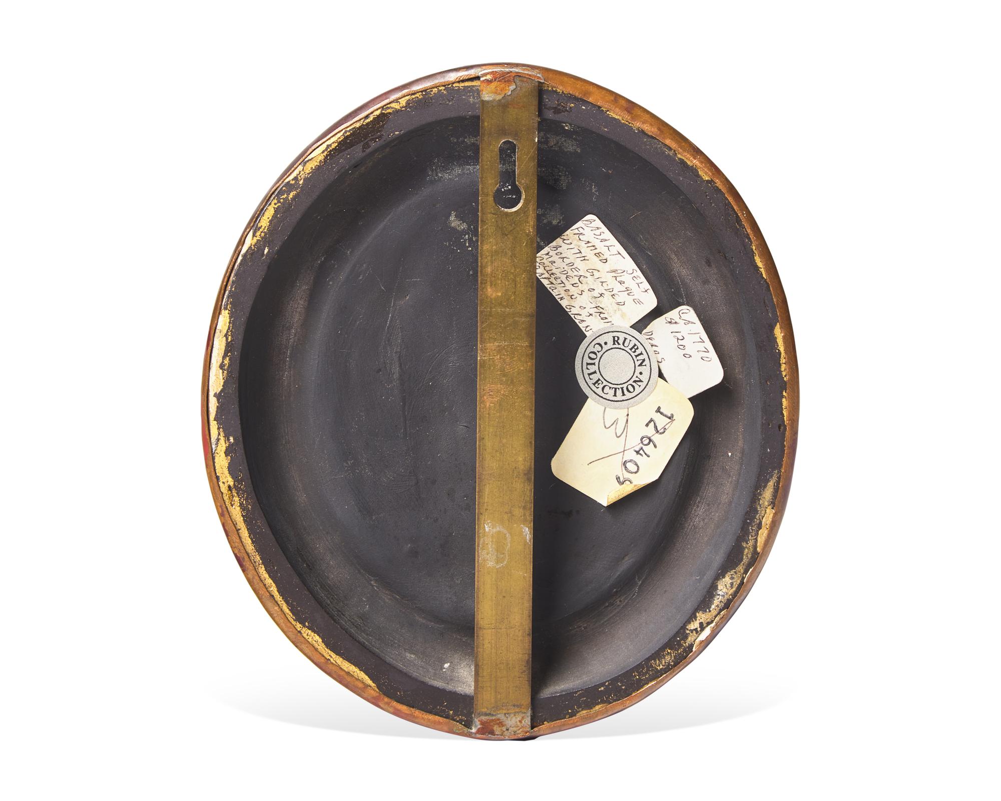 A Wedgwood Black Basalt Medallion