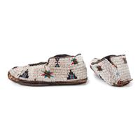 Cheyenne Beaded Hide Moccasins