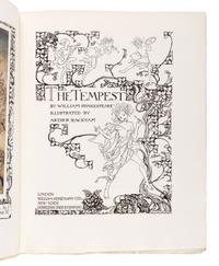 [RACKHAM, Arthur (1867-1939), illustrator]. SHAKESPEARE, William (1564-1616). The Tempest. London and New York: William Heinemann and Doubleday, Page & Company, [1926].
