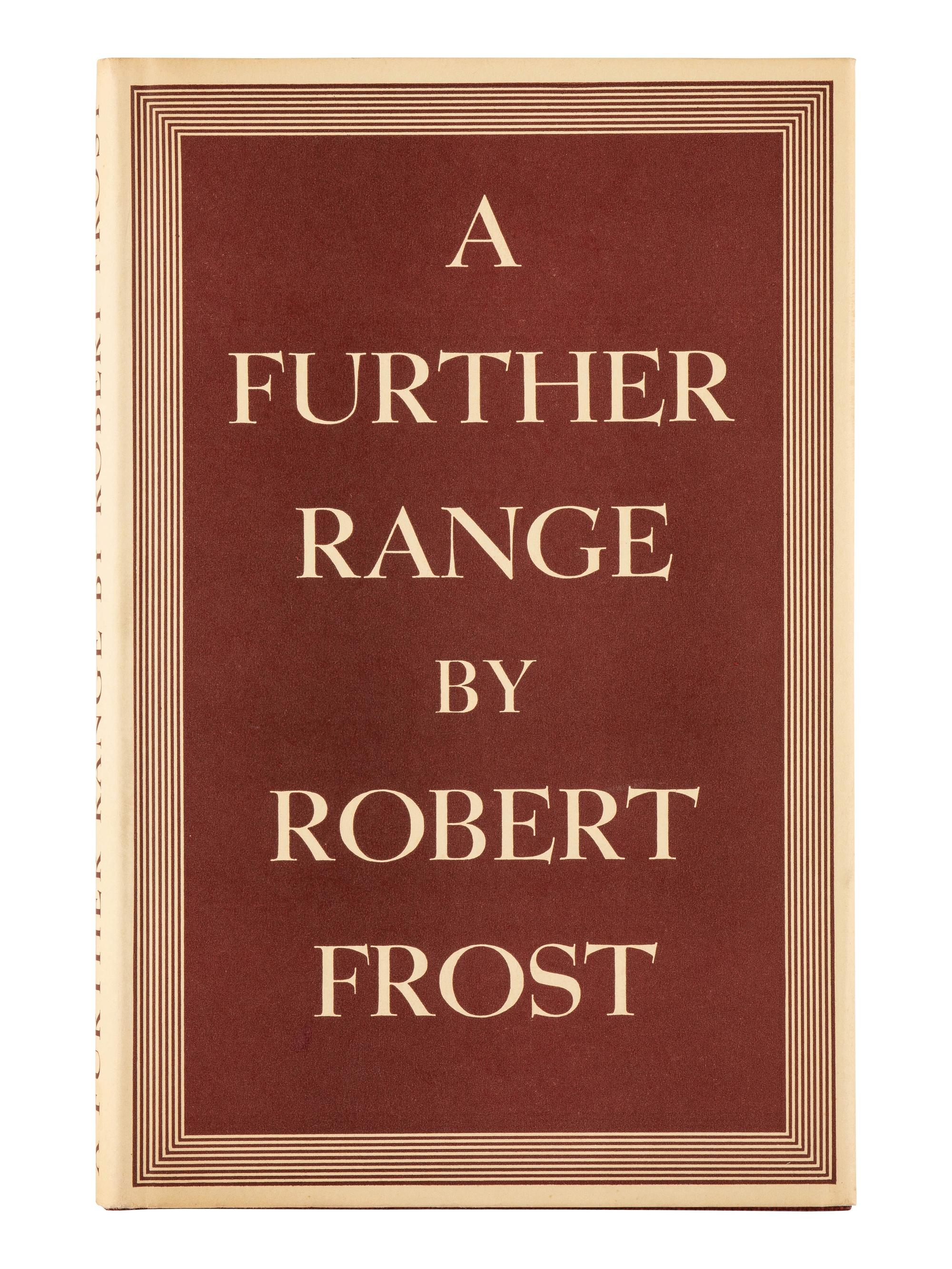 FROST, Robert (1874-1963). A group of 17 works, including: