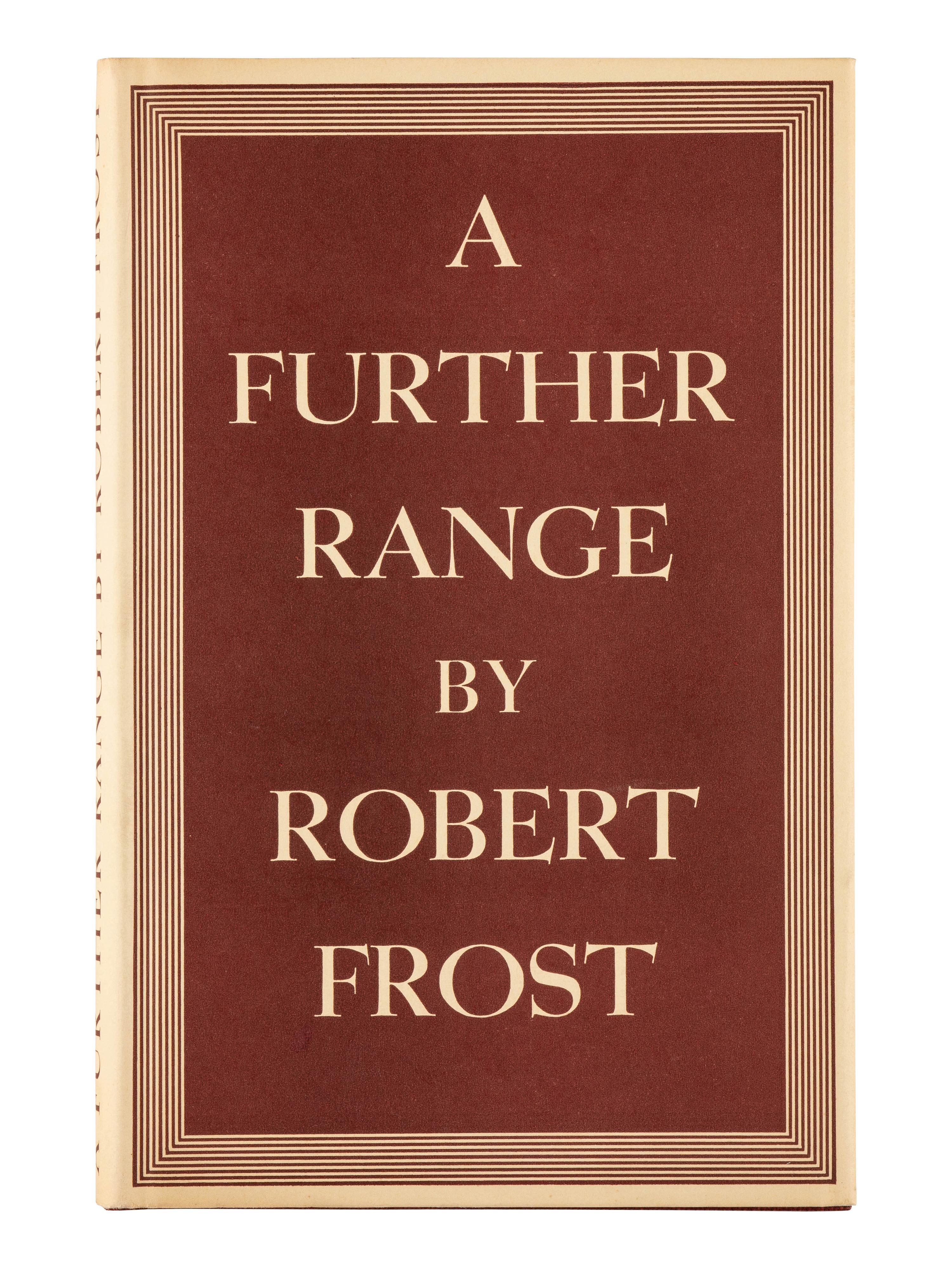 FROST, Robert (1874-1963). A group of 17 works, including: