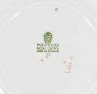A Set of Twelve Royal Worcester Porcelain Chargers and Eleven Similar Wedgwood Porcelain Salad Plates