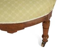 Two American Carved Mahogany Upholstered Chairs