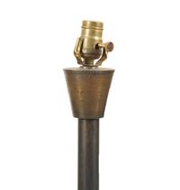 A Pair of Parcel Gilt Bronze Floor Lamps