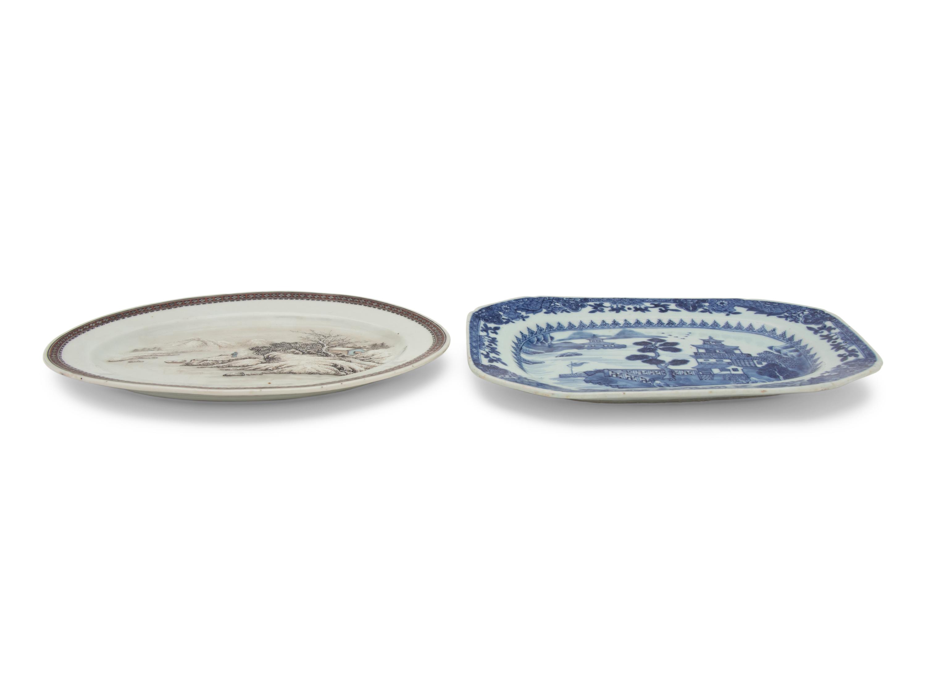 Two Chinese Porcelain Plates